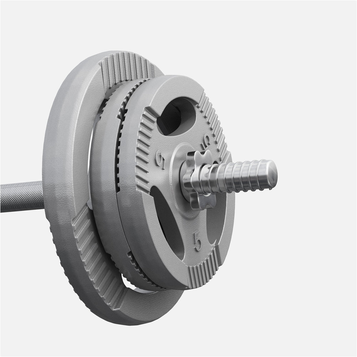 Set Curl Bilanciere EZ, Manubri e Dischi in Ghisa 70 kg 30/31 mm