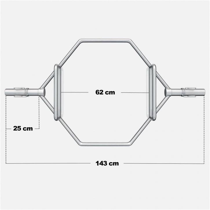 Bilanciere Esagonale Cromato
