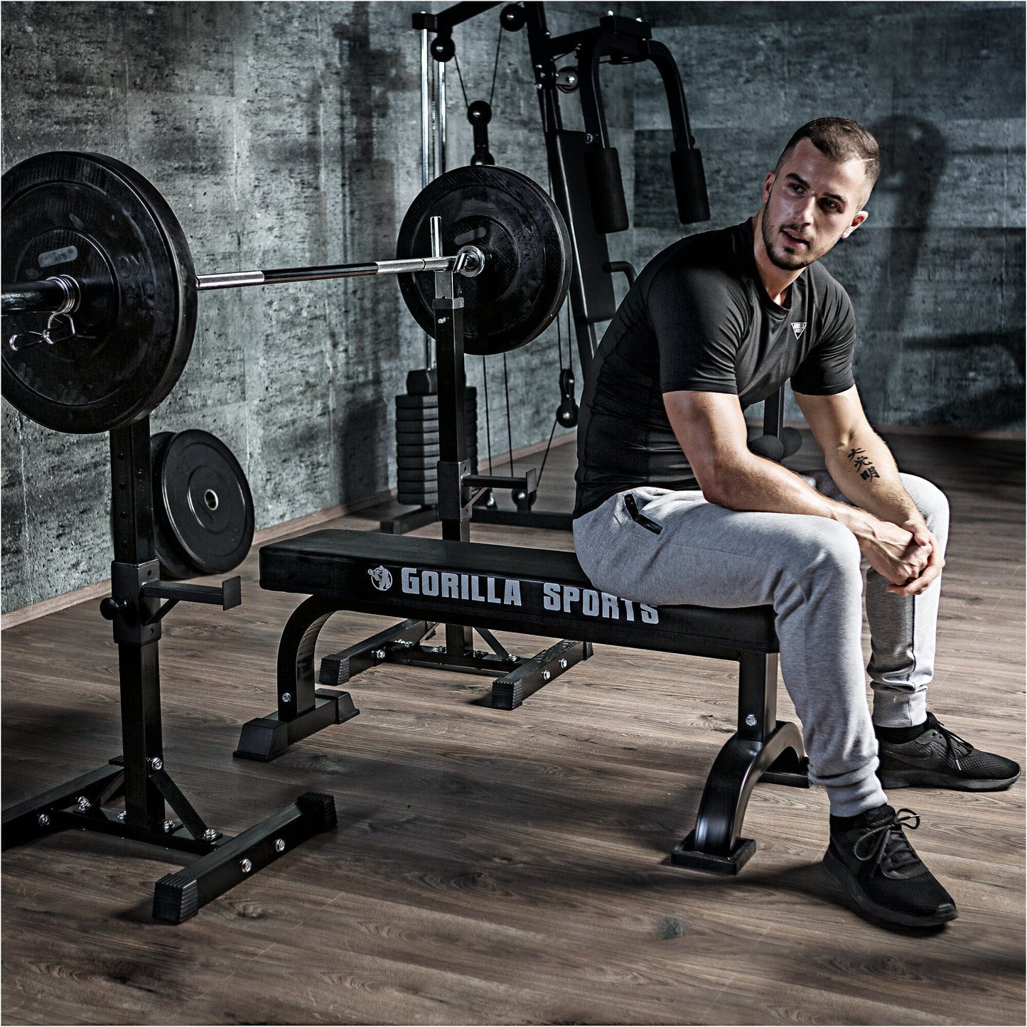 Set Supporto, Bilanciere EZ e Dischi 35 kg