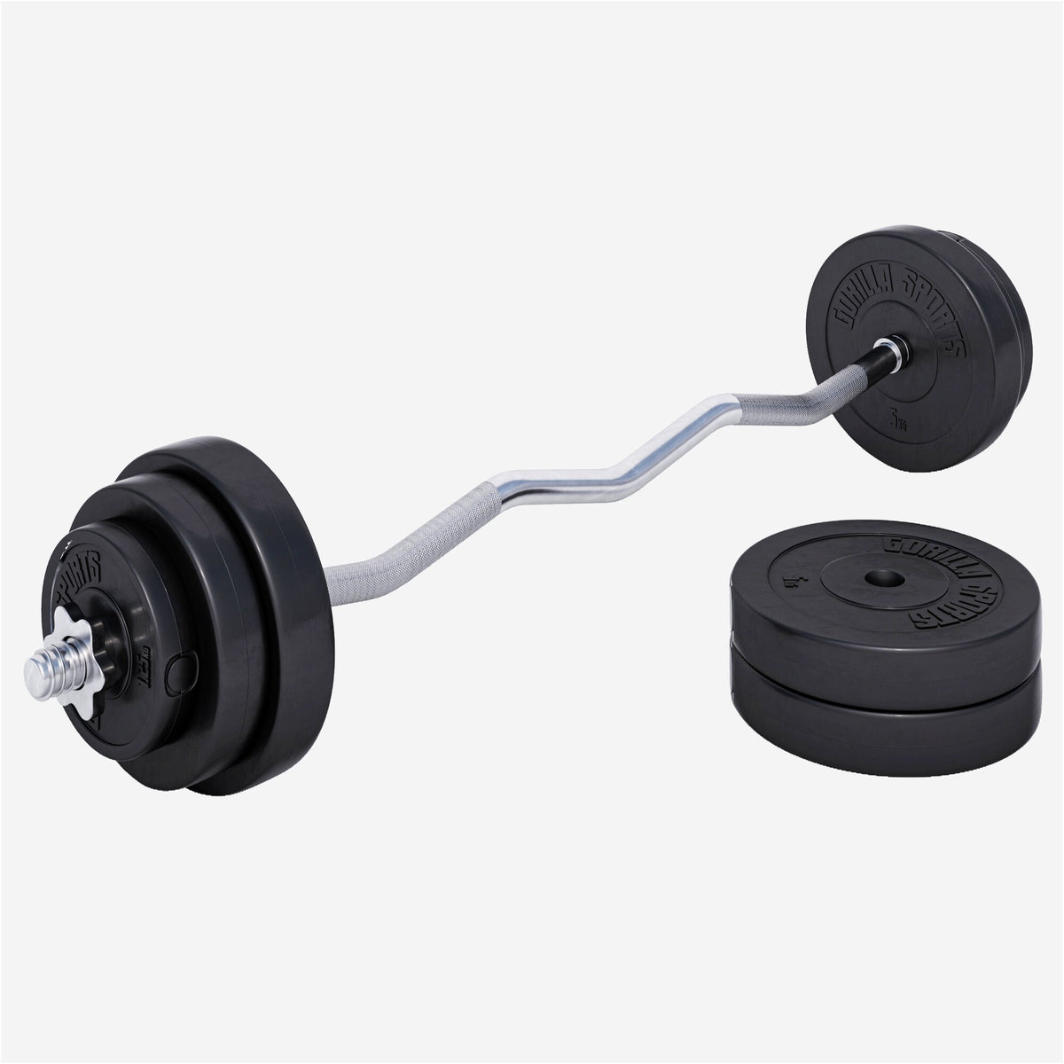 Set Supporto, Bilanciere EZ e Dischi 35 kg