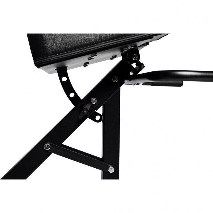 Panca Hyperextension regolabile, in nero