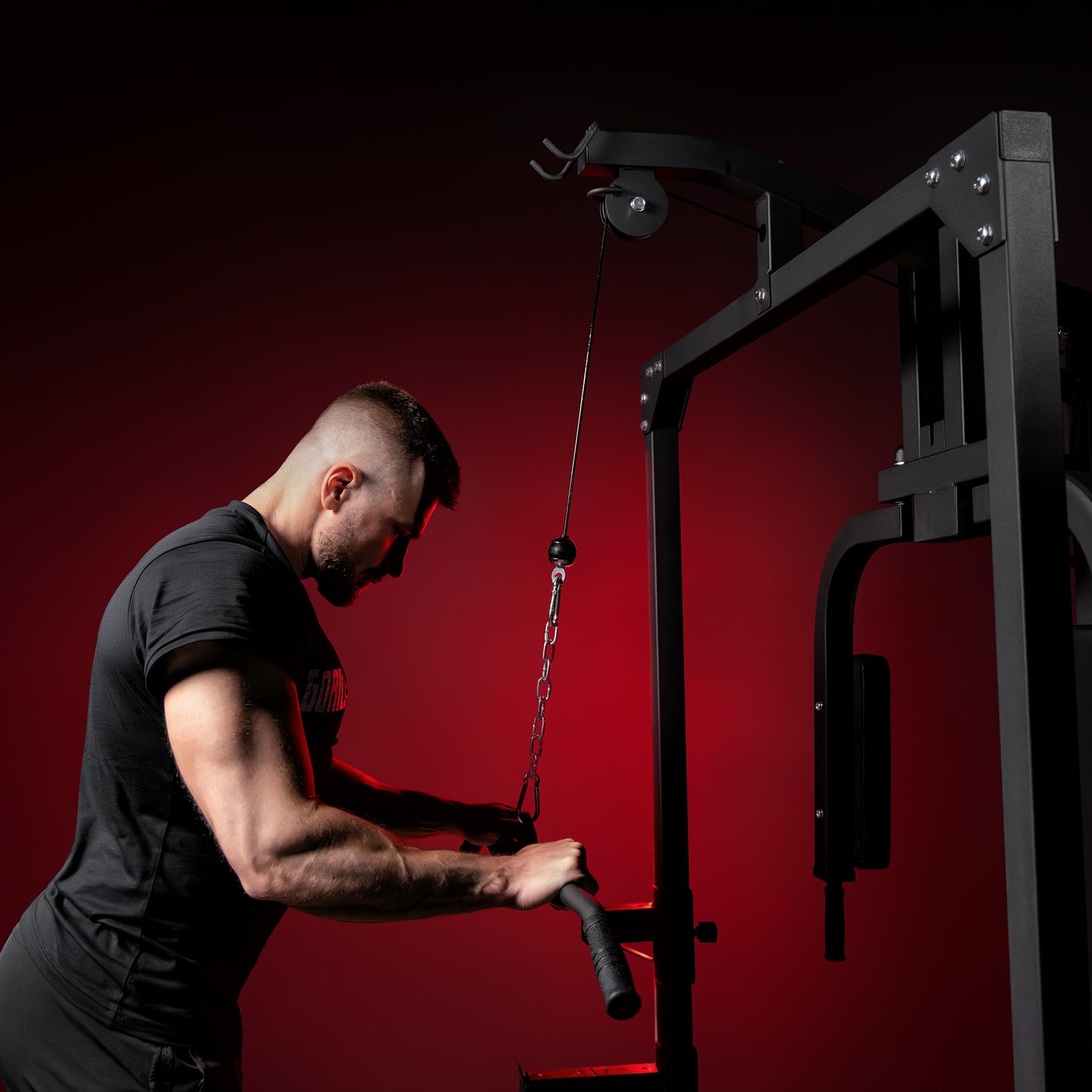 Palestra Multifunzione con Panca Regolabile e Lat Machine