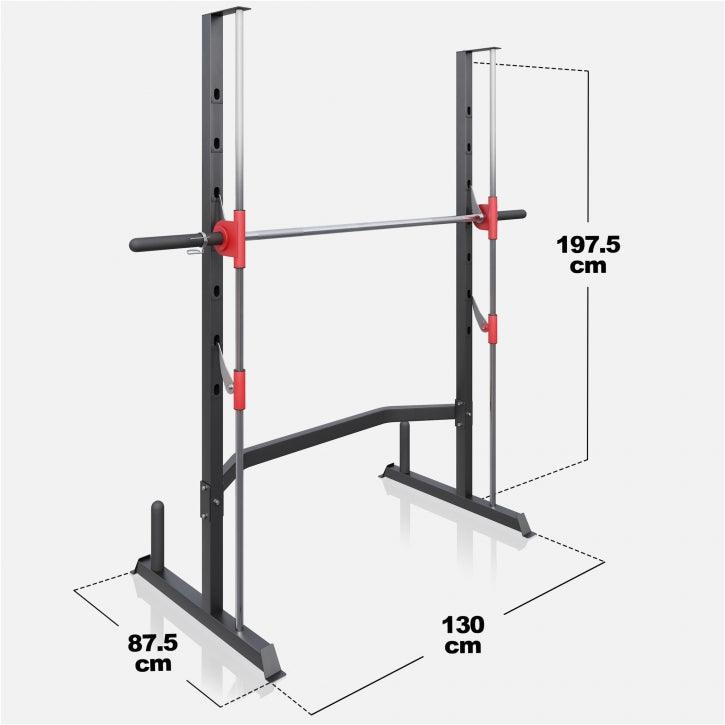 Squat Rack in nero