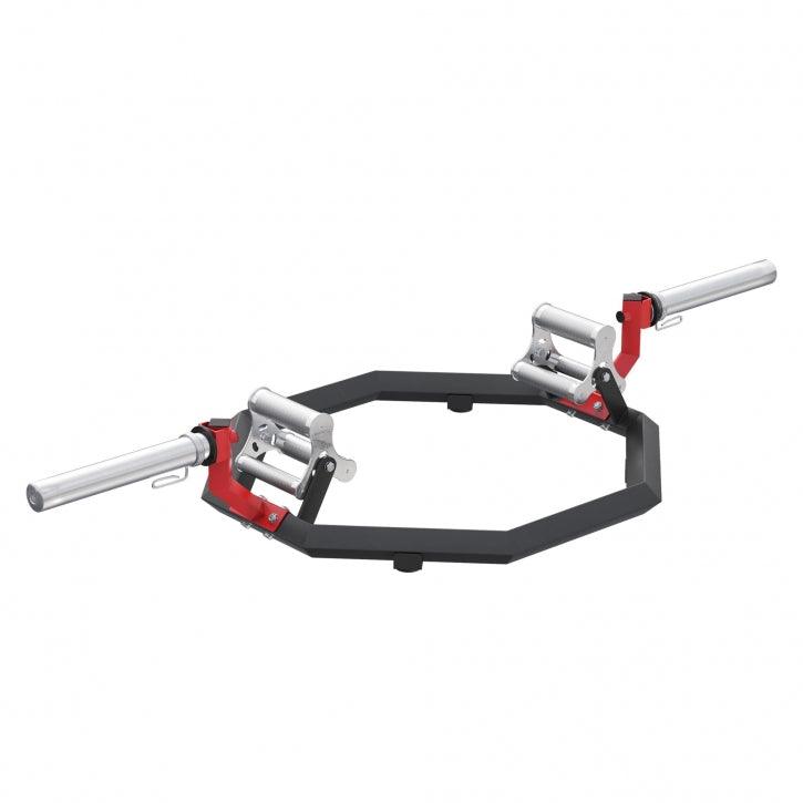 Multi Grip Trap Bar in Nero/Rosso