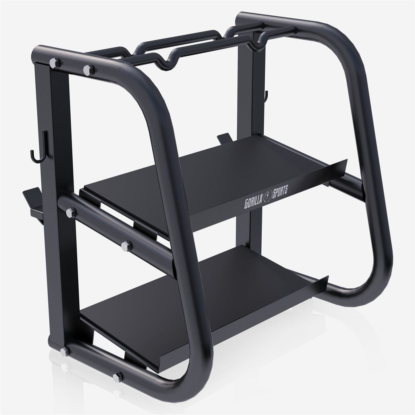Rastrelliera Multifunzione per Manubri, Bilancieri e Kettlebell