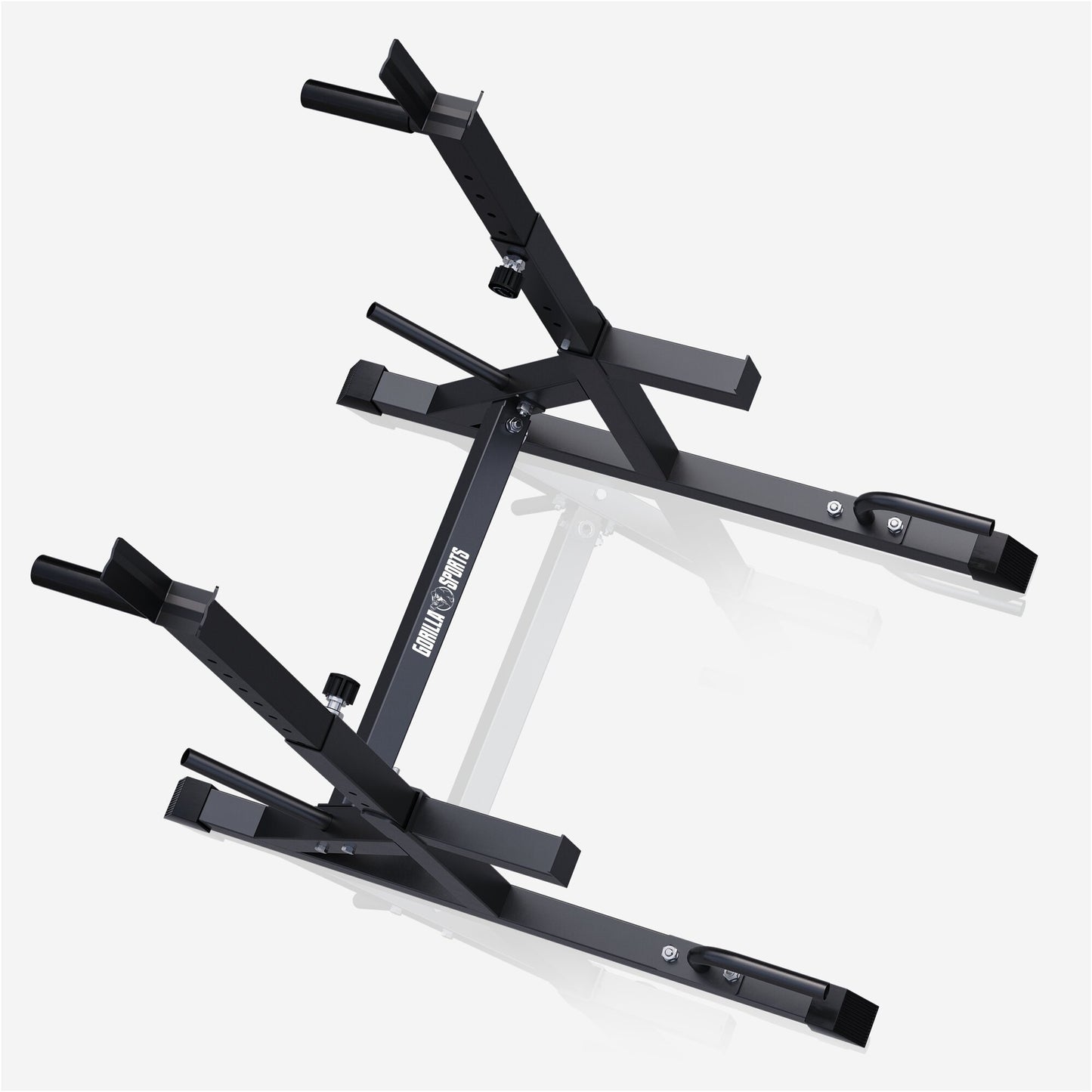 Squat Rack Regolabile con Dip Bar