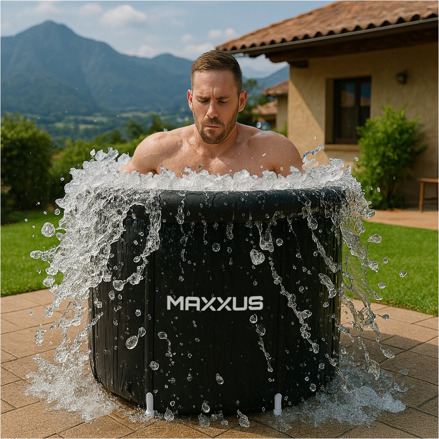 Ice Bath Tub XL 450 L Gonfiabile per Crioterapia