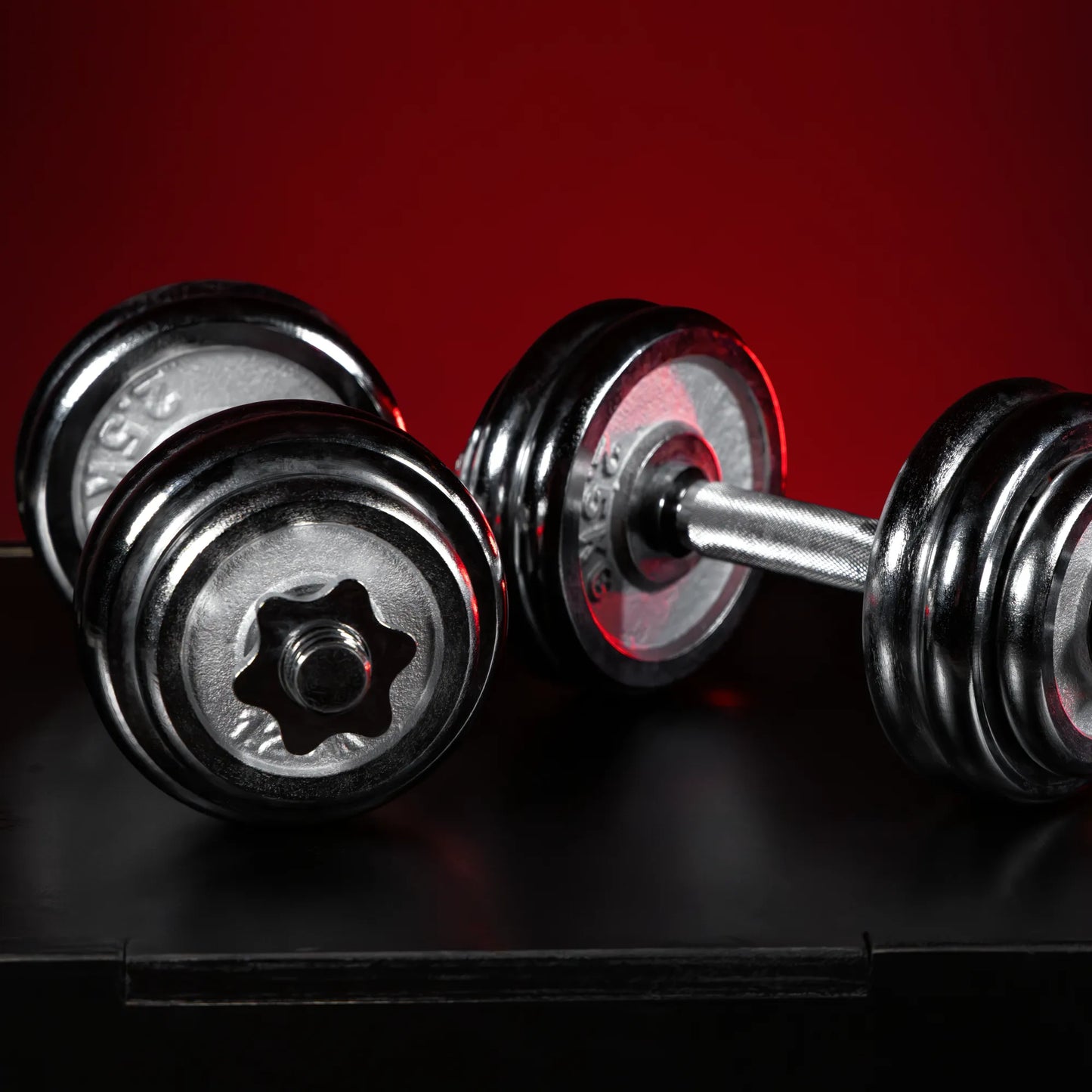 Set Manubri cromati, 30 kg