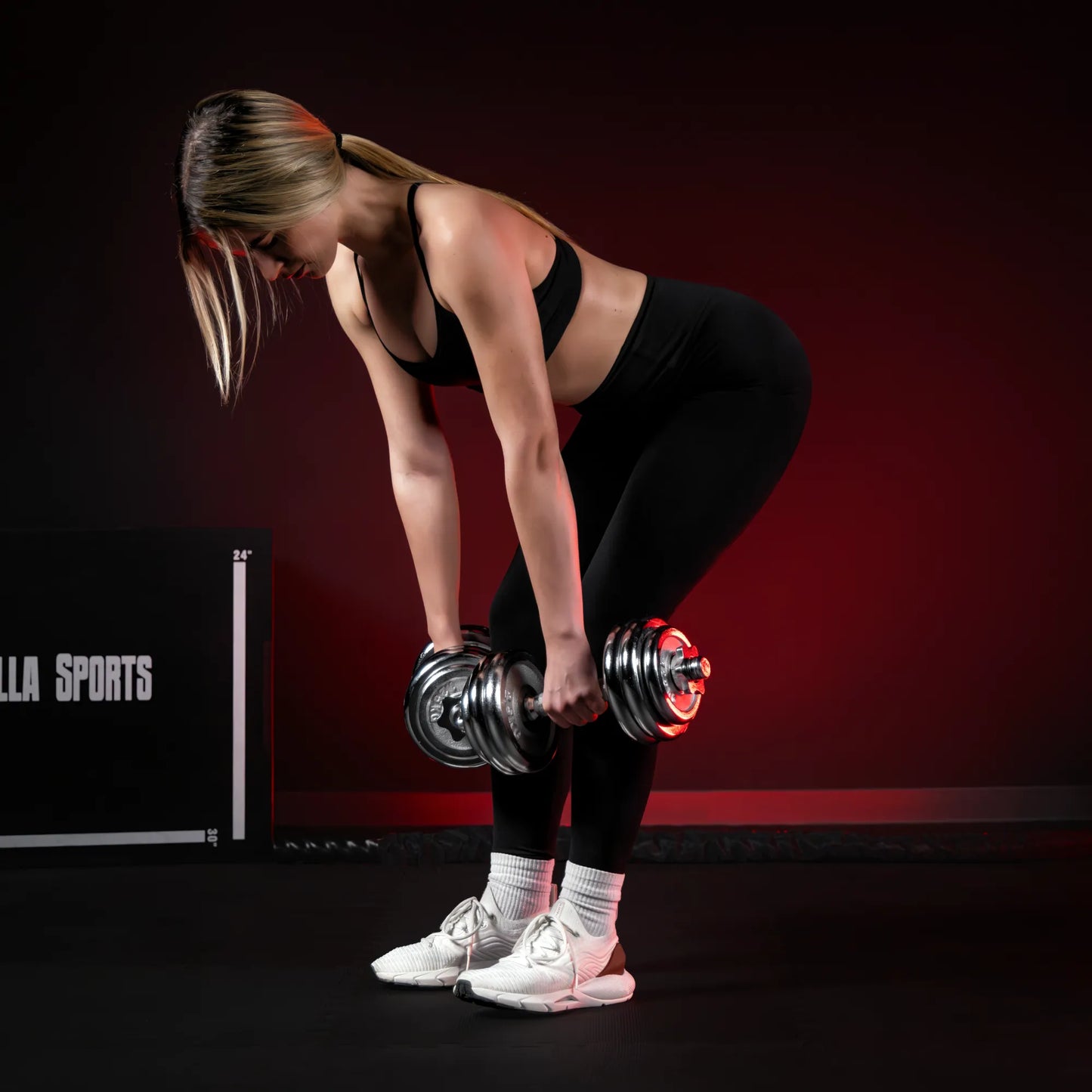 Set Manubri cromati, 30 kg