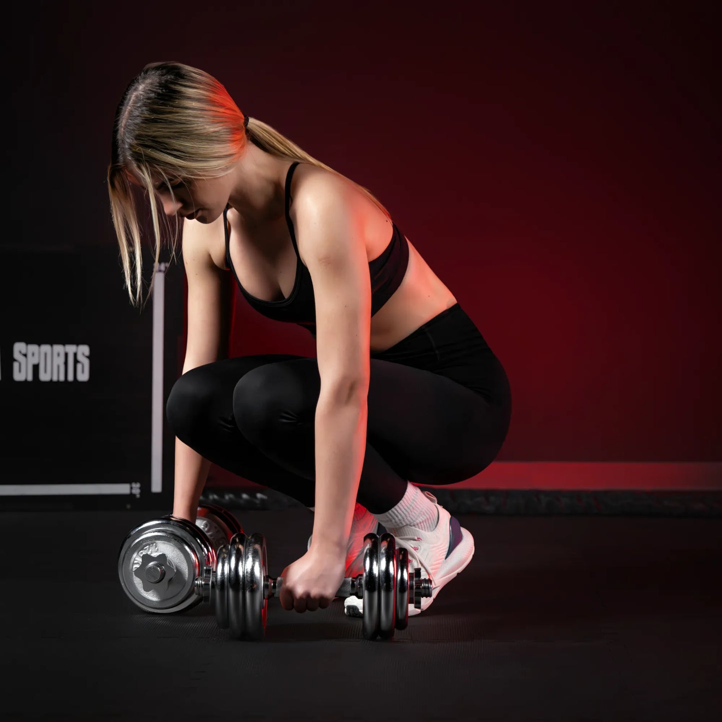 Set Manubri cromati, 30 kg