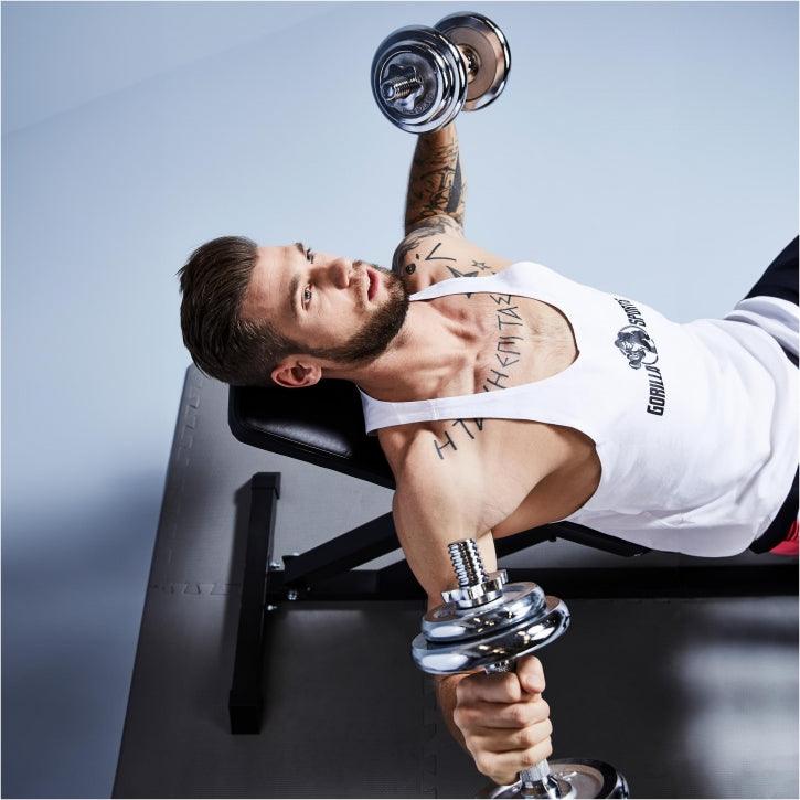 Set Curl Bilanciere EZ, Manubri e Dischi Cromati 70 kg 30/31 mm