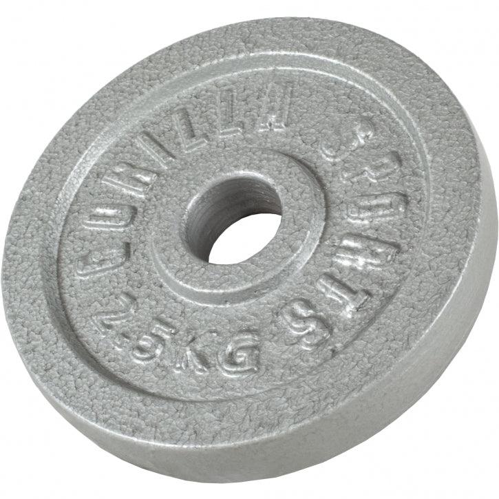 Disco pesi 2,5 kg Gorilla Sports in ghisa per bodybuilding e fitness