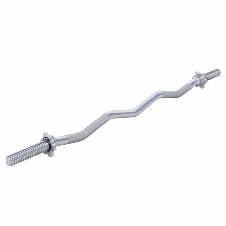 Bilanciere EZ curl in acciaio per bodybuilding e fitness, Gorilla Sports IT