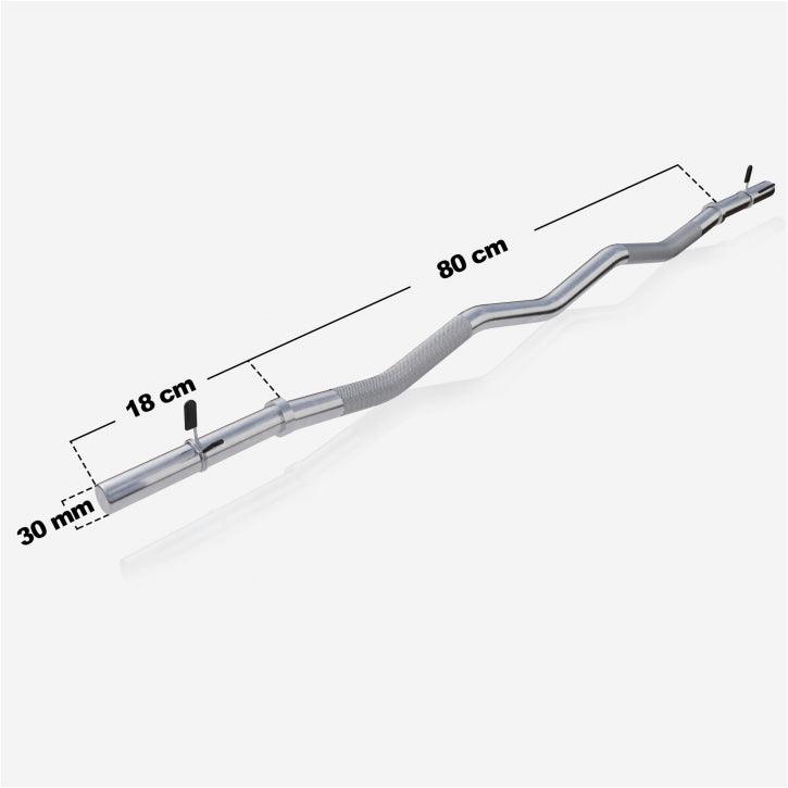 Curl Bilanciere EZ 120 cm con Collari a Molla