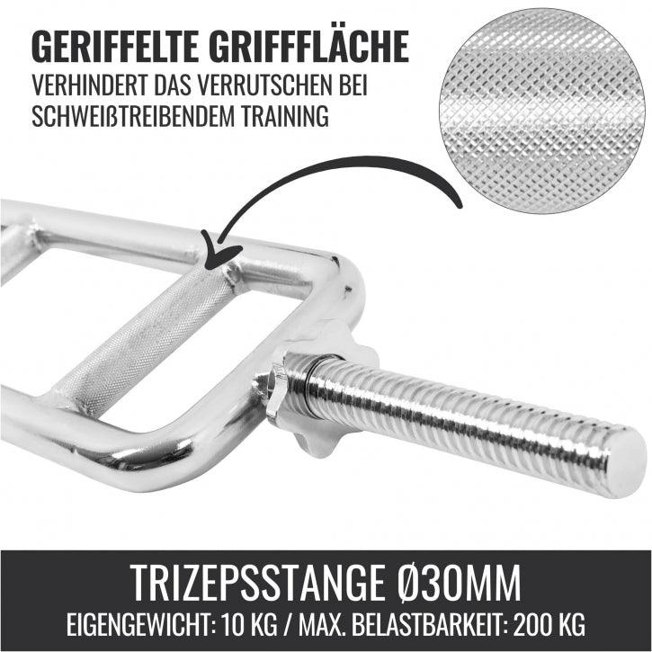 Bilanciere Tricipiti con Chiusura a Stella / Collari a Molla
