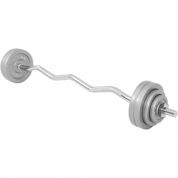 Set Curl Bilanciere EZ e Dischi in Ghisa 35 kg