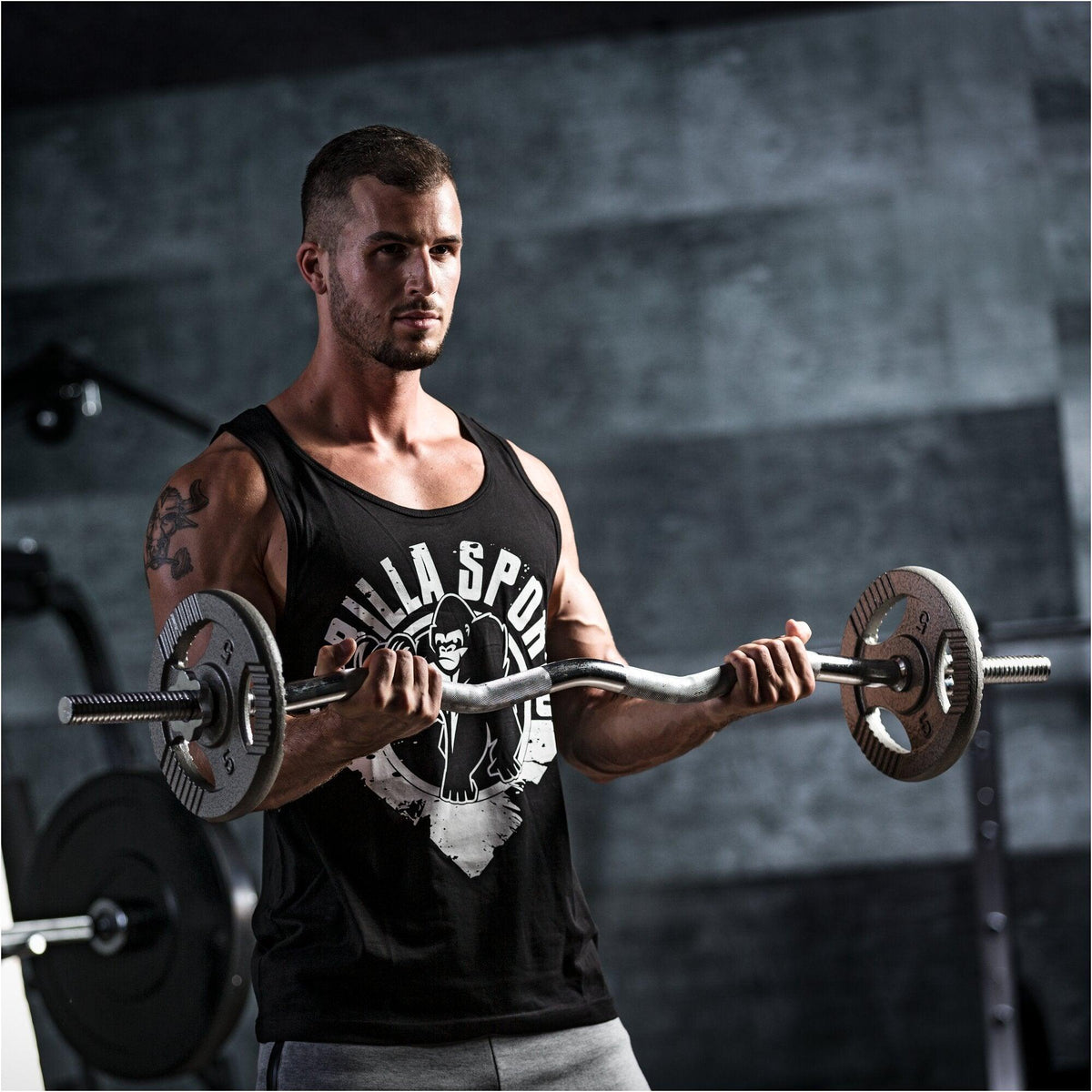 Set Curl Bilanciere EZ in Ghisa da 35 kg