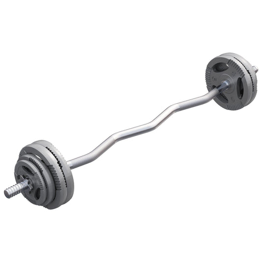 Set Curl Bilanciere EZ in Ghisa da 35 kg