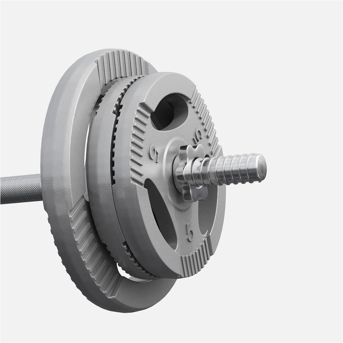 Set Curl Bilanciere EZ, Manubri e Dischi in Ghisa 70 kg 30/31 mm