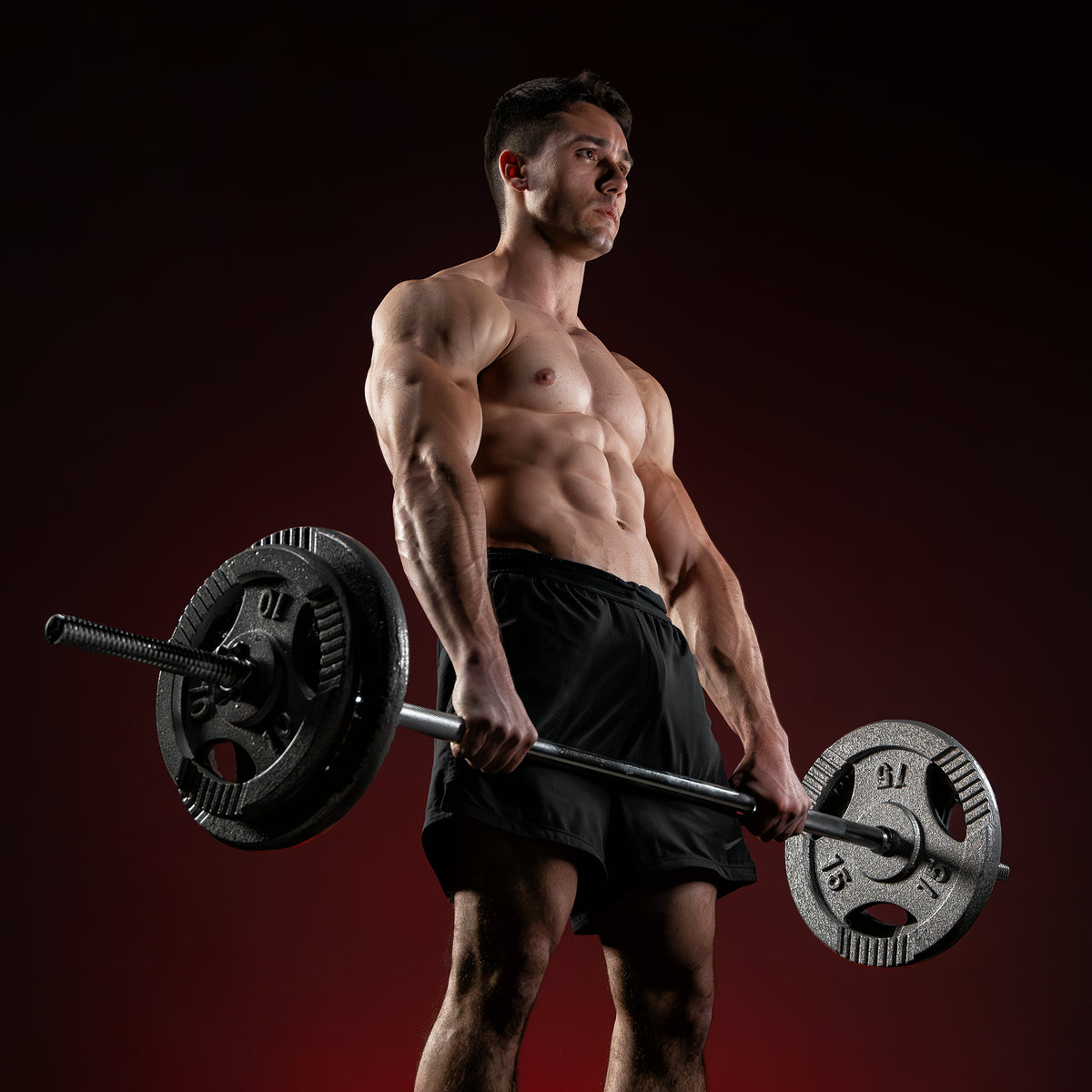 Set Bilanciere Manubri e Dischi Gripper in Ghisa 108 kg