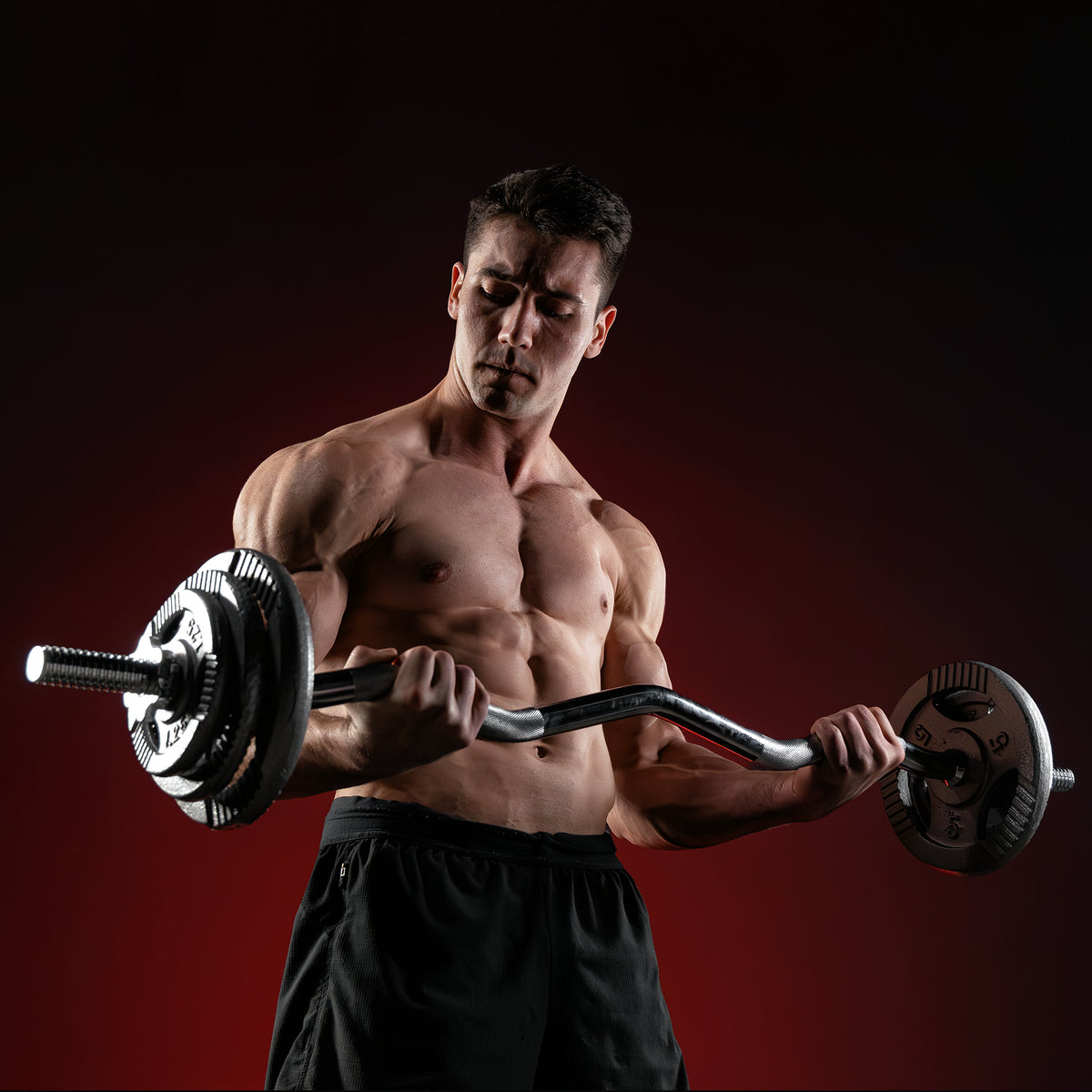Set Bilanciere Manubri e Dischi Gripper in Ghisa 108 kg