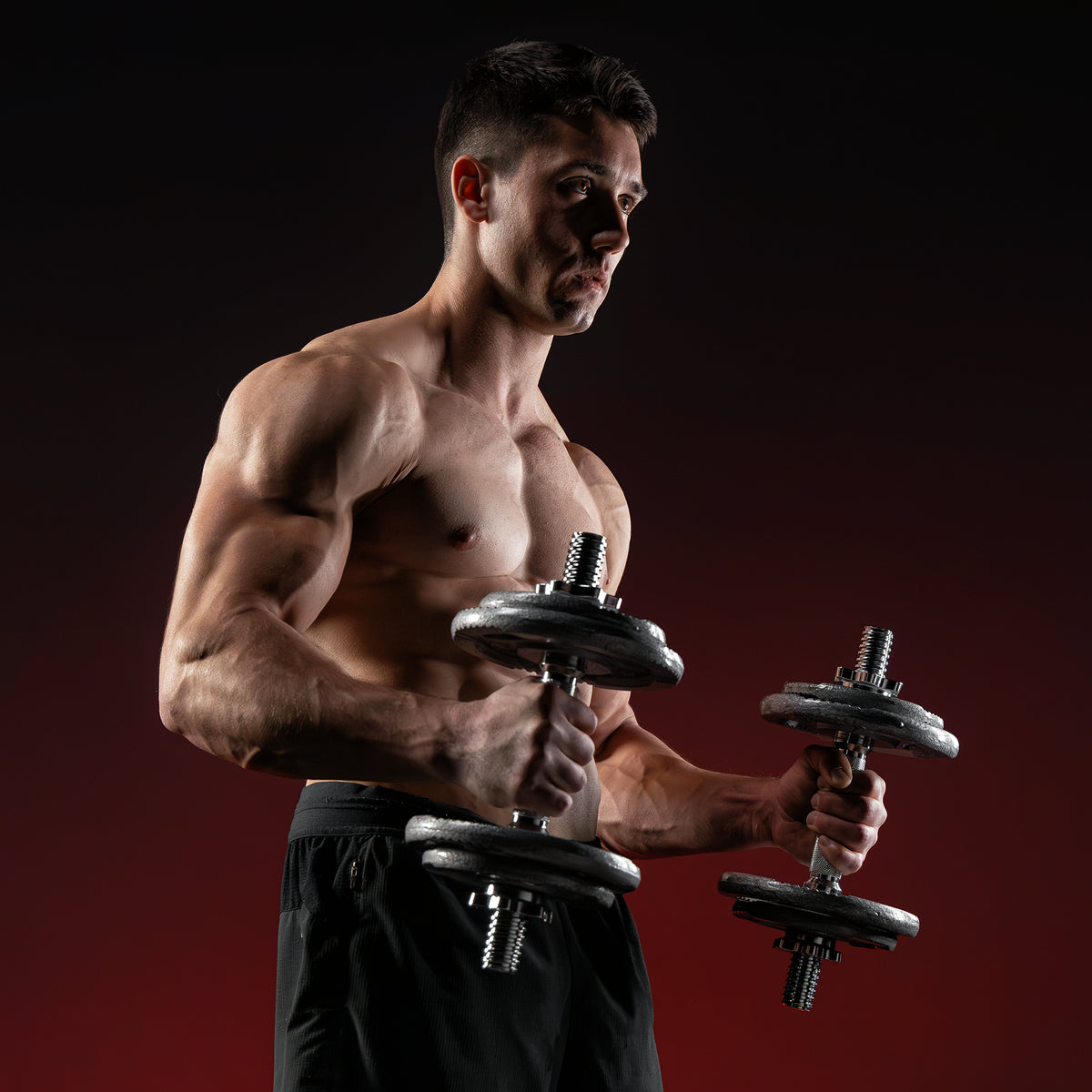 Set Bilanciere Manubri e Dischi Gripper in Ghisa 108 kg