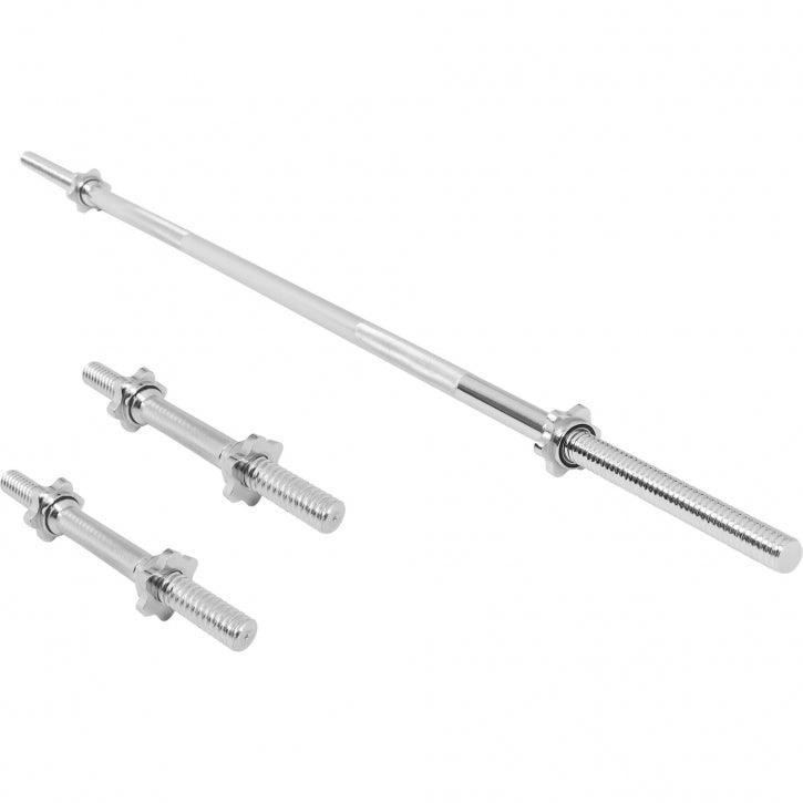Set Bilanciere, Manubri e Dischi in Gomma 100 kg