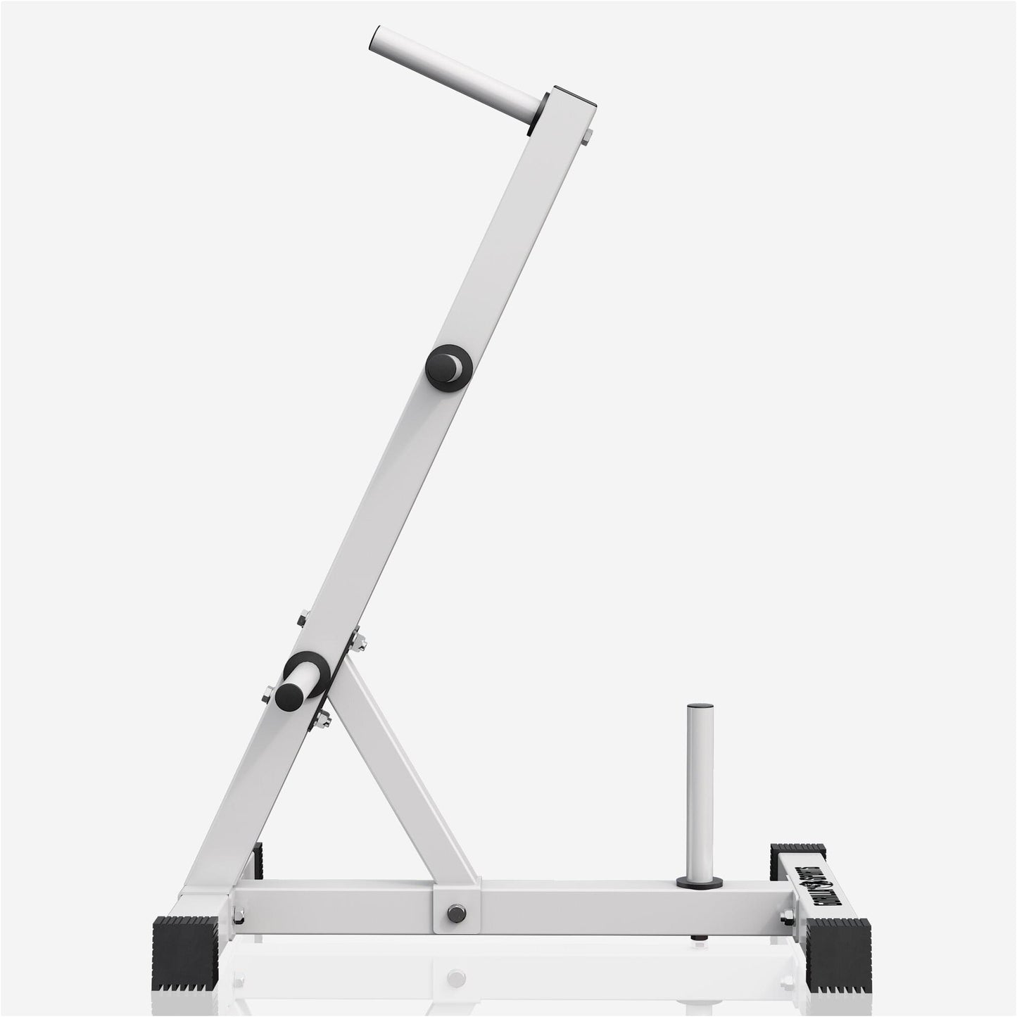 Rastrelliera Porta Dischi con 4 Supporti, 30/31 mm, in nero/bianco