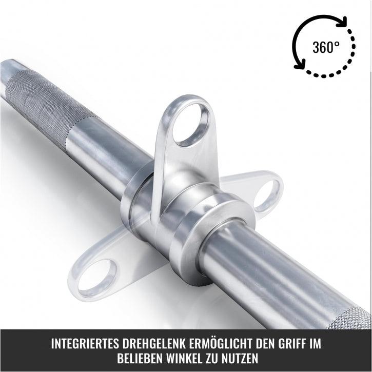 Barra per Tricipiti e Bicipiti con Giunto Girevole Cromato