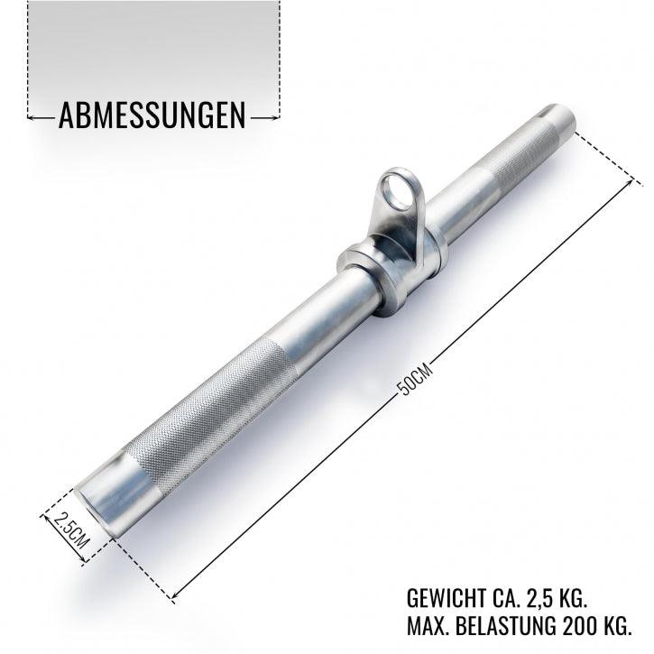 Barra per Tricipiti e Bicipiti con Giunto Girevole Cromato