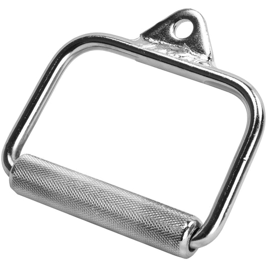 Maniglia in acciaio cromato per cavi Gorilla Sports, accessorio palestra fitness