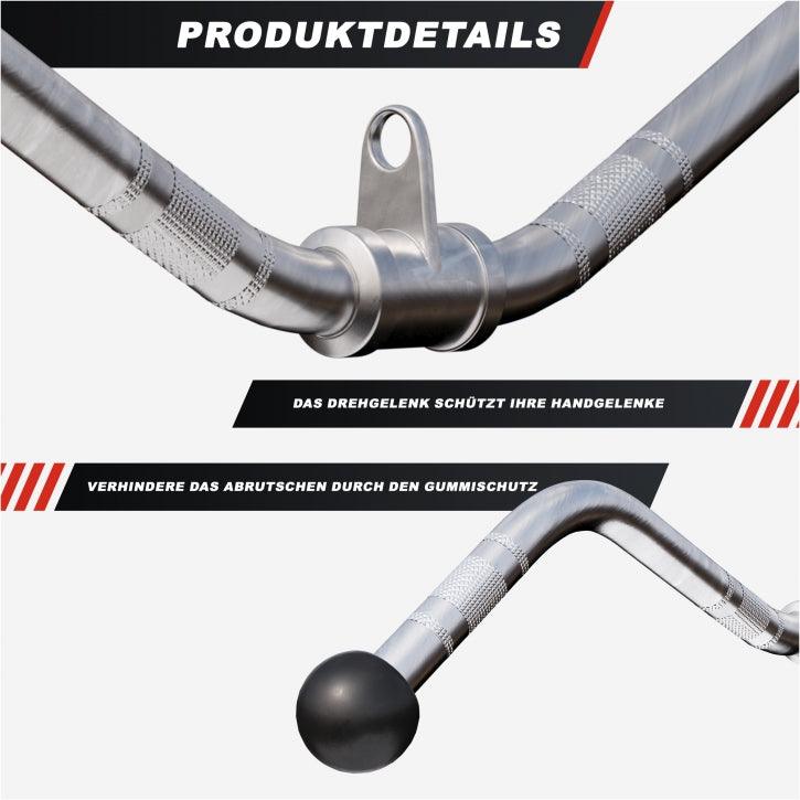 Sbarra EZ per Trazioni Lat con Perno Girevole Cromato