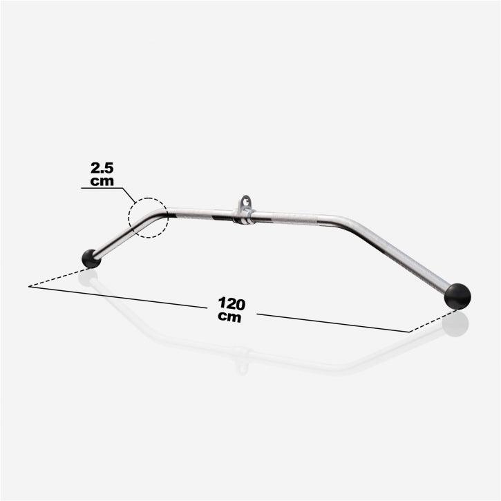 Sbarra per Trazioni Lat con Sfera in Gomma e Giunto Girevole Cromato