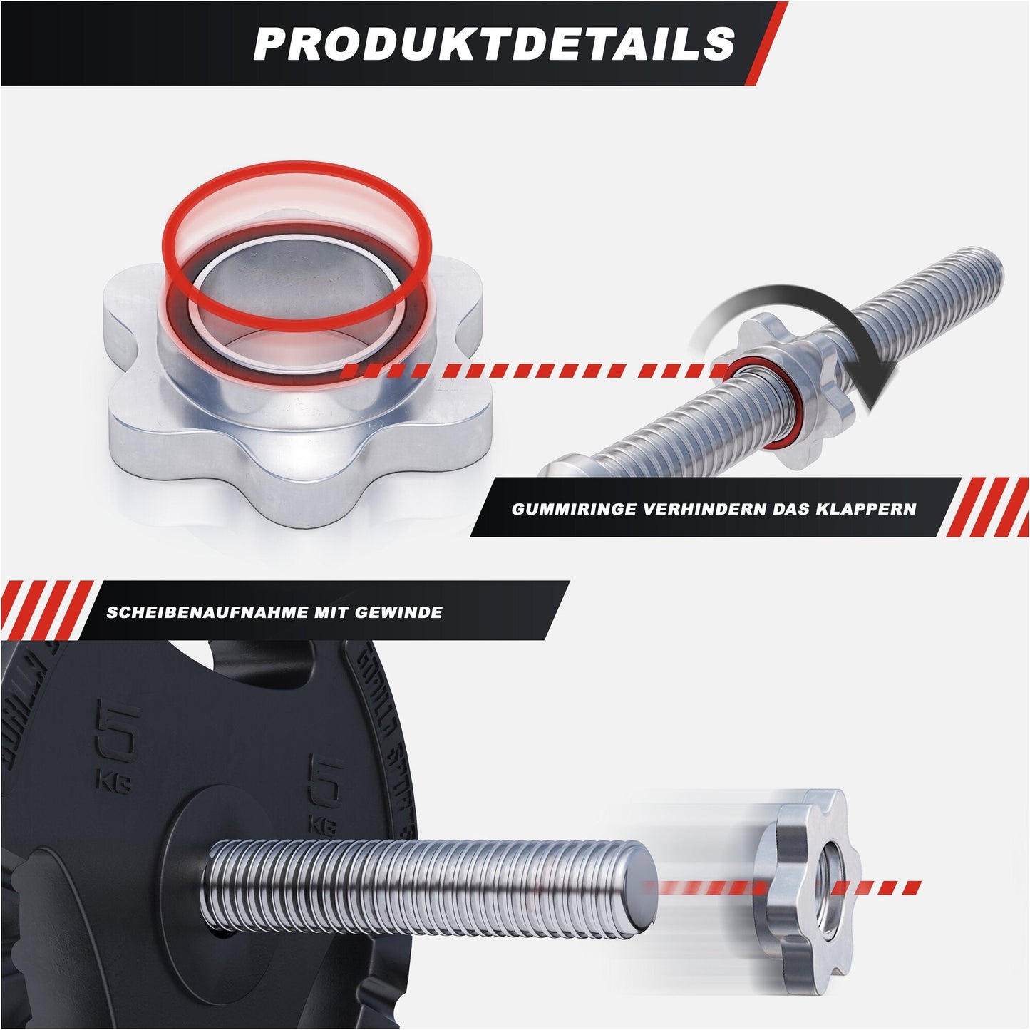 Curl Bilanciere EZ e Dischi in Plastica 25 kg 30/31 mm