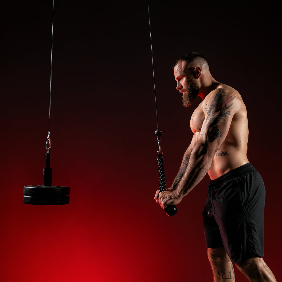 Lat Machine a Soffitto con Sistema Pulley e Cavo 150 kg