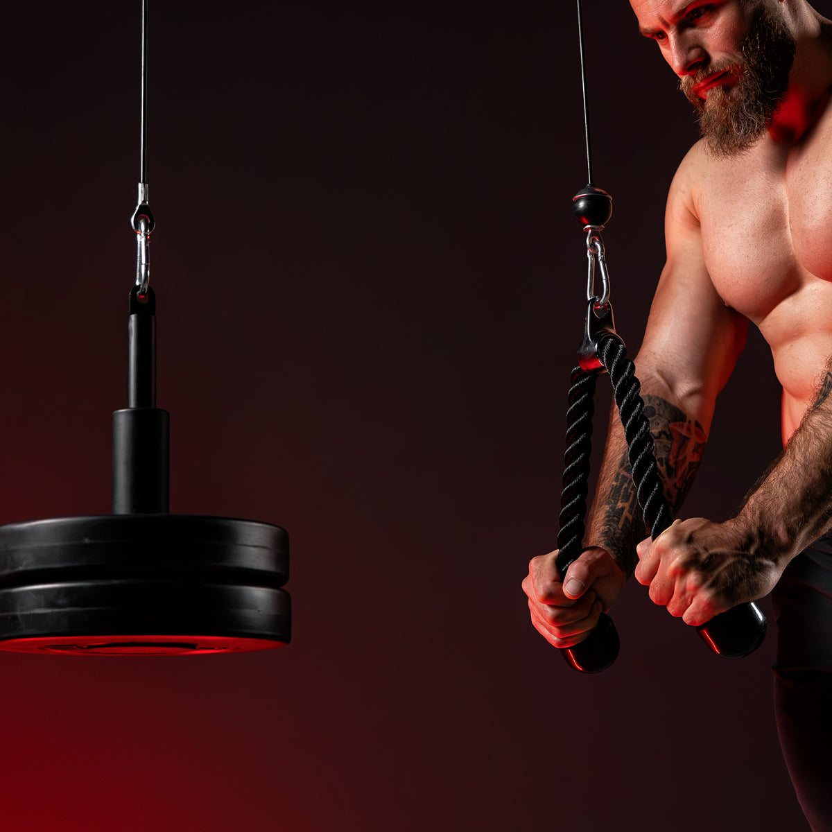 Lat Machine a Soffitto con Sistema Pulley e Cavo 150 kg