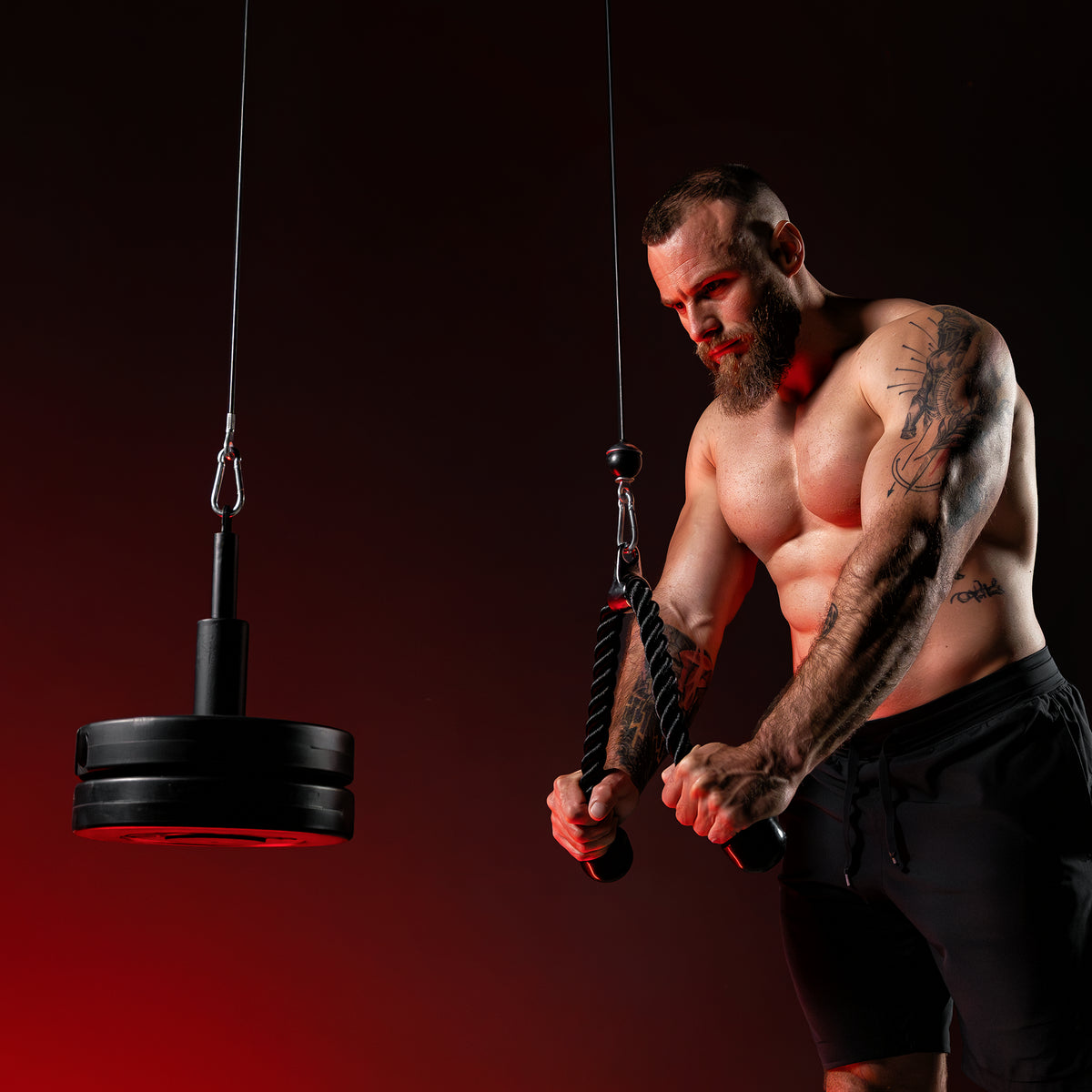 Lat Machine a Soffitto con Sistema Pulley e Cavo 150 kg
