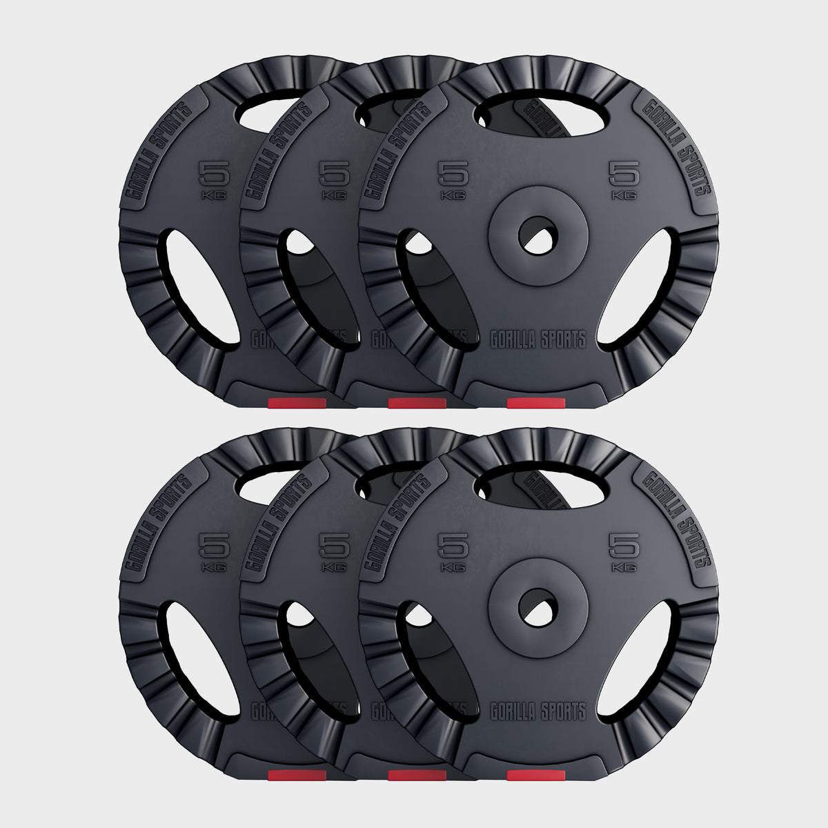 Dischi Pesi Tri Grip 30/31 mm, 1,25-15 kg