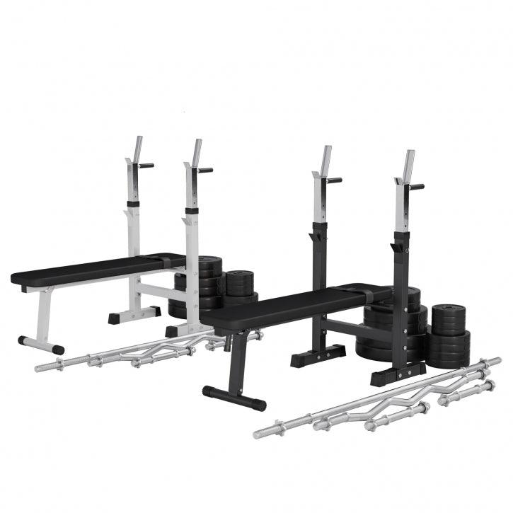 Set Panca Pesi e Bilancere 38-100 kg