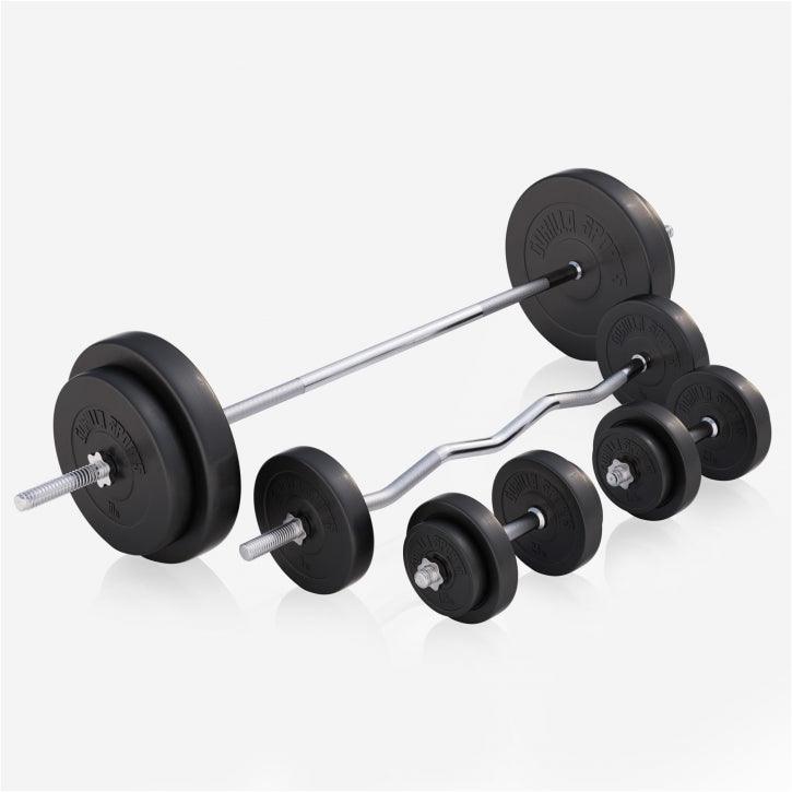Set Panca Pesi e Bilancere 38-100 kg