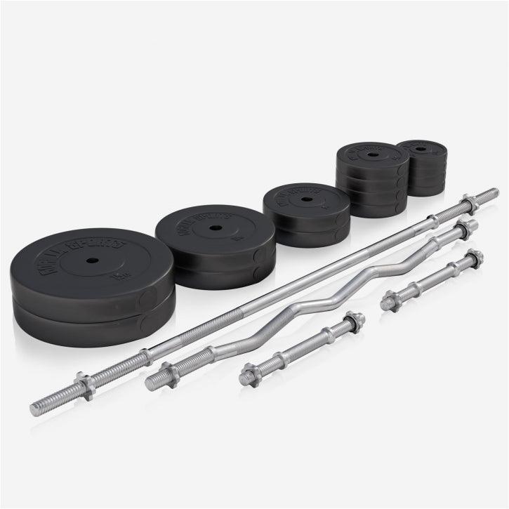 Set Panca Pesi e Bilancere 38-100 kg