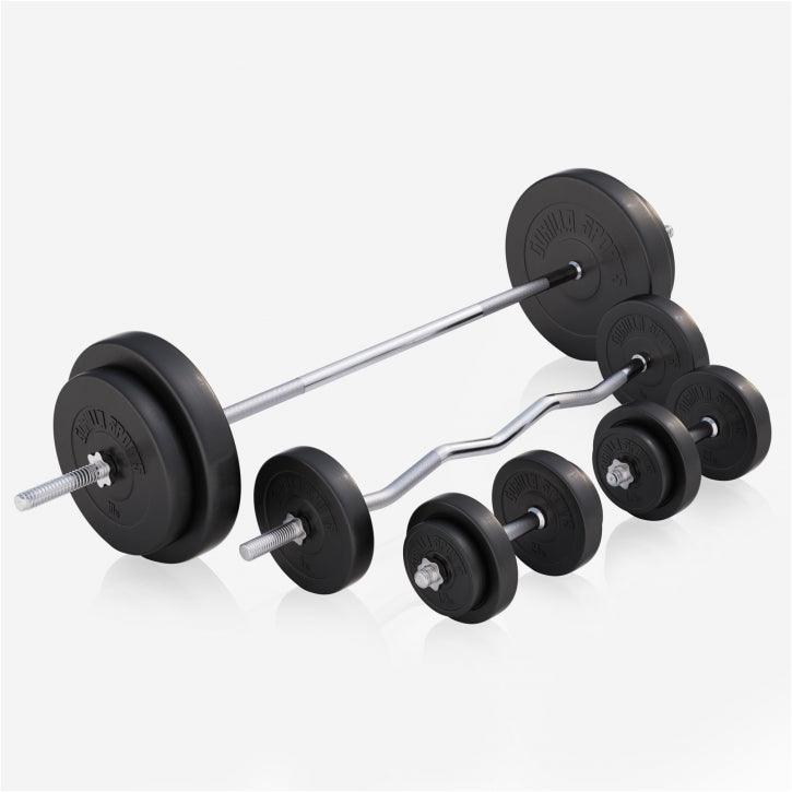 Set Panca Pesi e Bilancere 38-100 kg