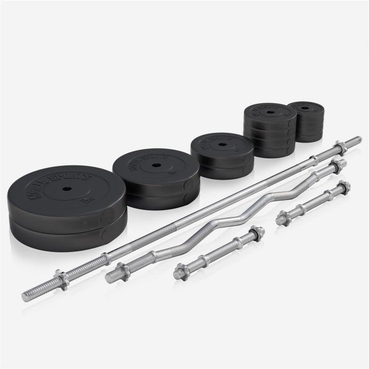Set Panca Pesi e Bilancere 38-100 kg