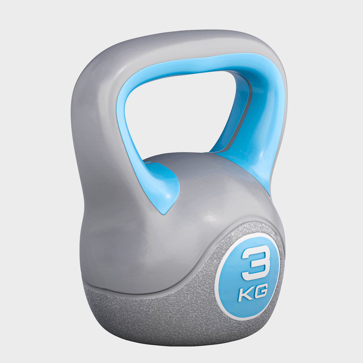 Kettlebell Colorato in Plastica, Peso a Scelta 2-20 kg
