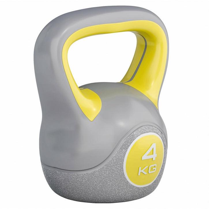 Kettlebell Colorato in Plastica, Peso a Scelta 2-20 kg