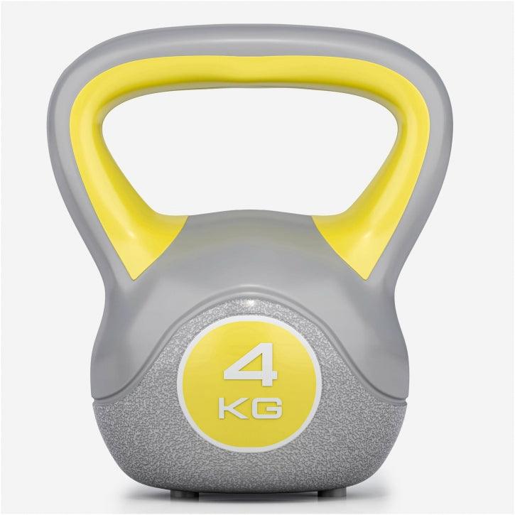 Kettlebell Colorato in Plastica, Peso a Scelta 2-20 kg