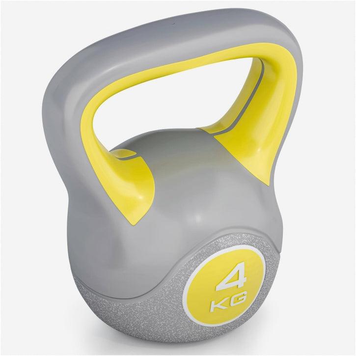 Kettlebell Colorato in Plastica, Peso a Scelta 2-20 kg