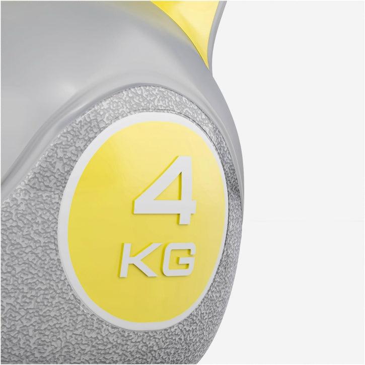 Kettlebell Colorato in Plastica, Peso a Scelta 2-20 kg