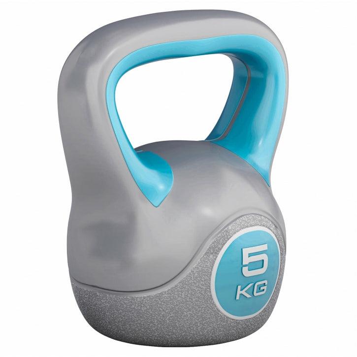 Kettlebell Colorato in Plastica, Peso a Scelta 2-20 kg
