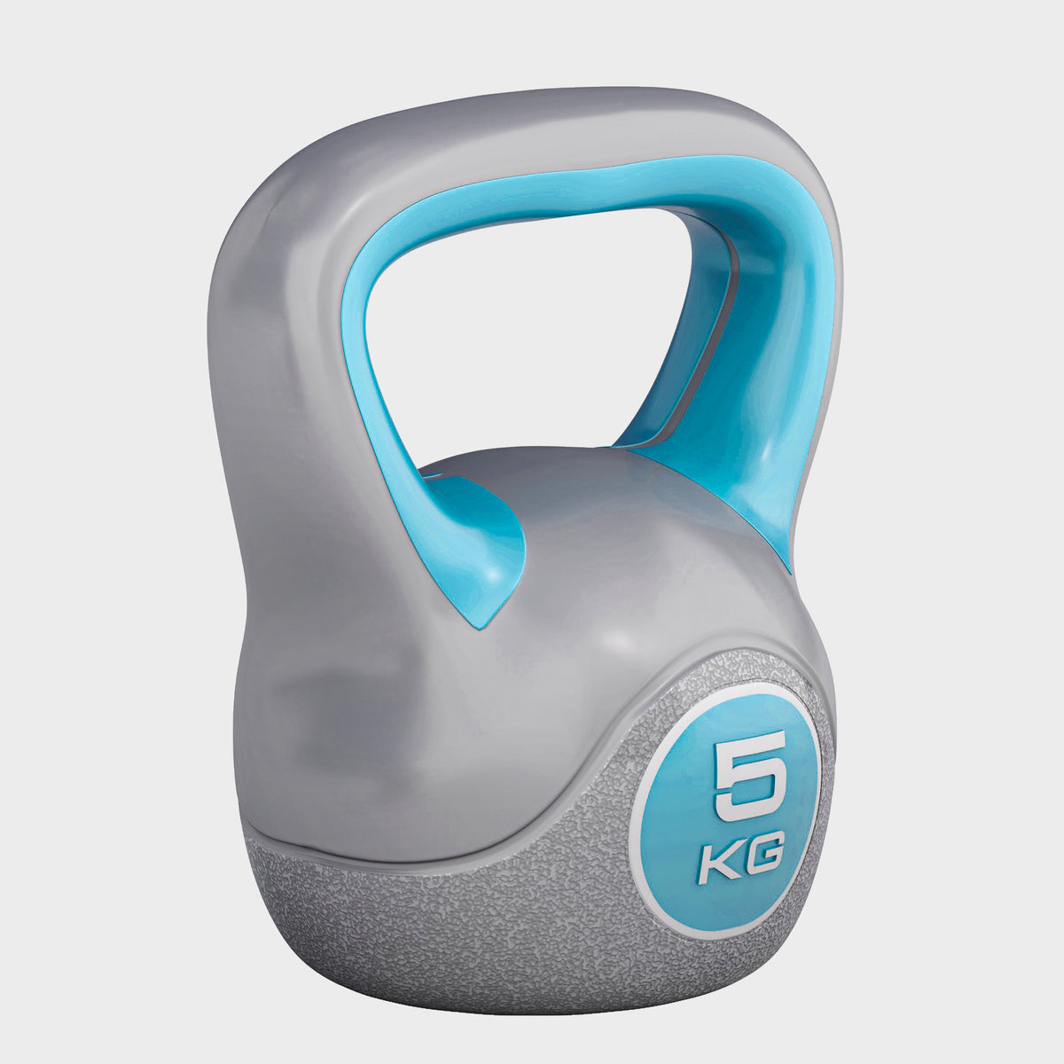 Kettlebell Colorato in Plastica, Peso a Scelta 2-20 kg